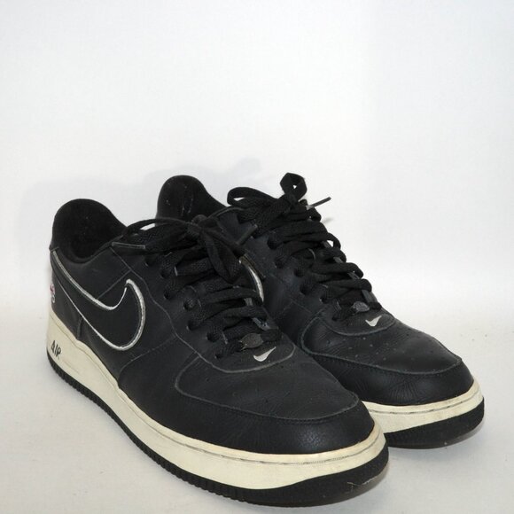Vintage 2003 Nike Air Force 1 NYC New York Black White Mens US 11 *Damaged Soles - Picture 5 of 10